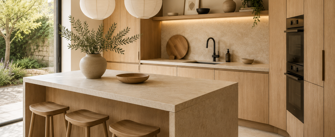 Les 10 plus belles cuisines beige et bois : inspirations naturelles et intemporelles