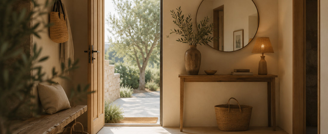 Entrée de maison : 12 idées déco chaleureuses et intemporelles (2026)
