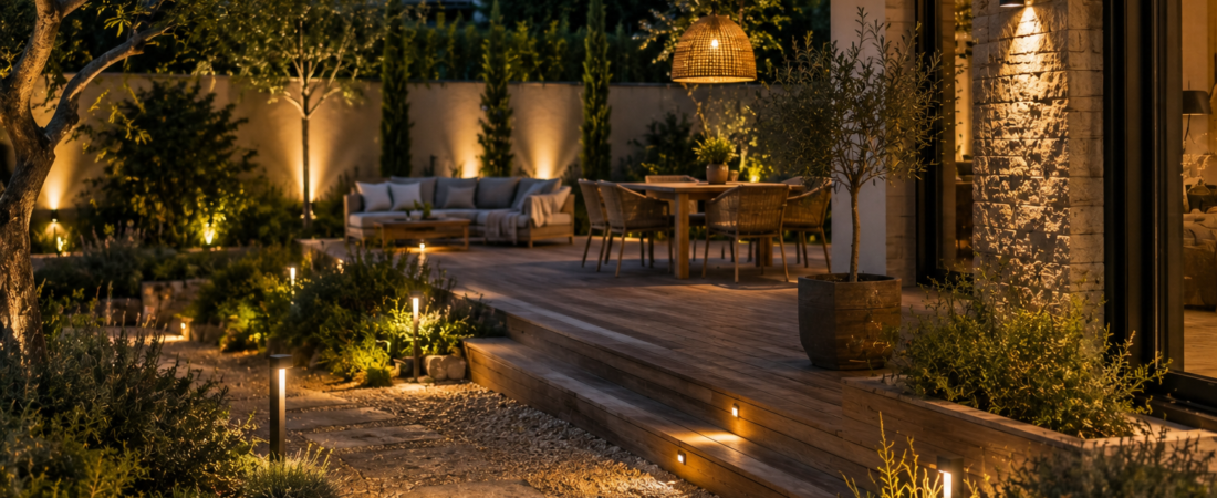 10 idées d’éclairage extérieur pour un jardin chaleureux et élégant