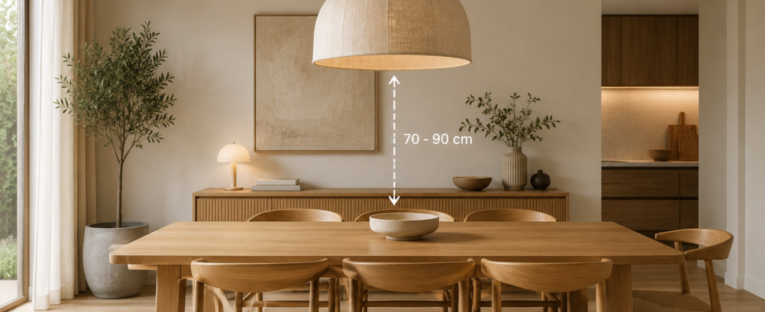 Quelle hauteur pour une suspension au-dessus d’une table ? 1 Quelle hauteur pour une suspension au-dessus d’une table ?